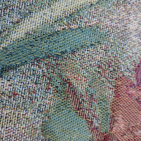 Jacquard tapestry woven multi color garden wall art hanging - Picture 7 of 9